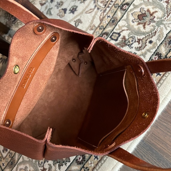 (SOLD) KMM & Co Mini Tote in Tan Kodiak - Picture 4 of 13